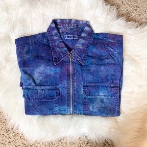 Vintage Cherokee denim zip up